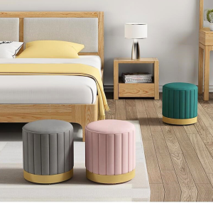 ASJ Nordic Makeup Stool Household Round Shape / Dressing Stool & Chairs