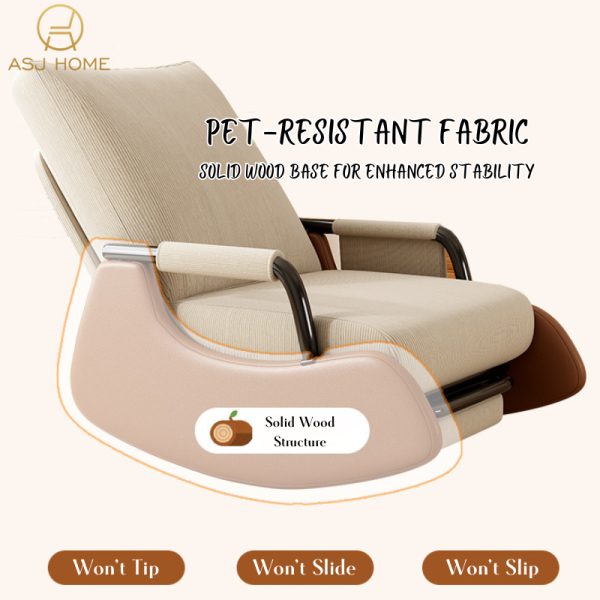Minimalist Designed Rocking Sofa Chair D2- With Retractable Footrest Design - Image 13