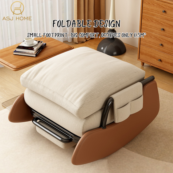 Minimalist Designed Rocking Sofa Chair D2- With Retractable Footrest Design - Image 14
