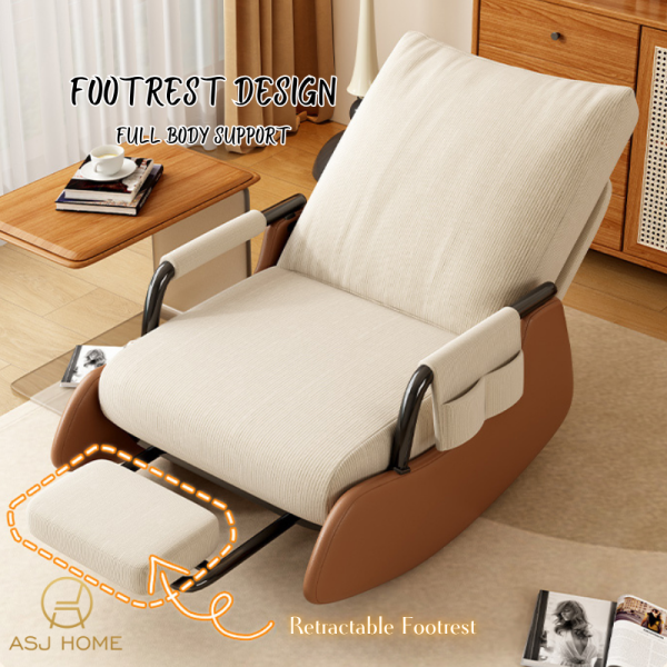 Minimalist Designed Rocking Sofa Chair D2- With Retractable Footrest Design - Image 4