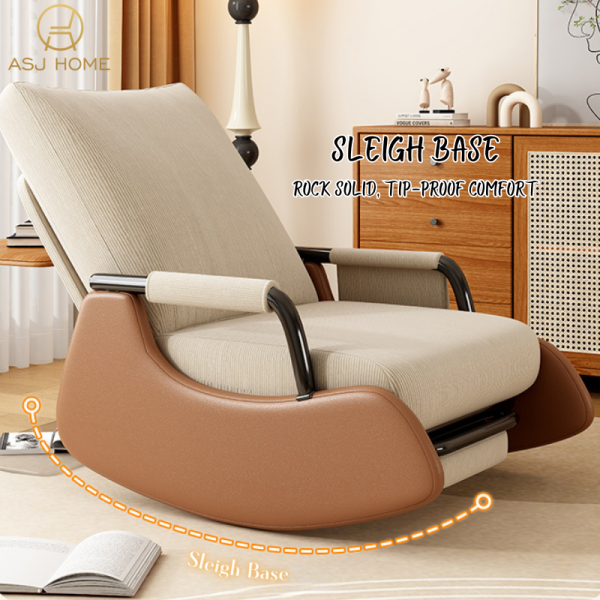 Minimalist Designed Rocking Sofa Chair D2- With Retractable Footrest Design - Image 5