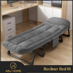 Minimalist Portable Foldable Metal Frame Oxford Cloth Single Camping Bed