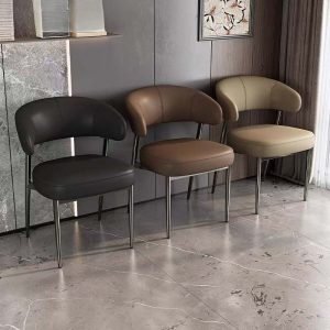 2 Units Set - Italian-Inspired Luxury Dining Chair D8 – Comfortable Seating for Elegant Home